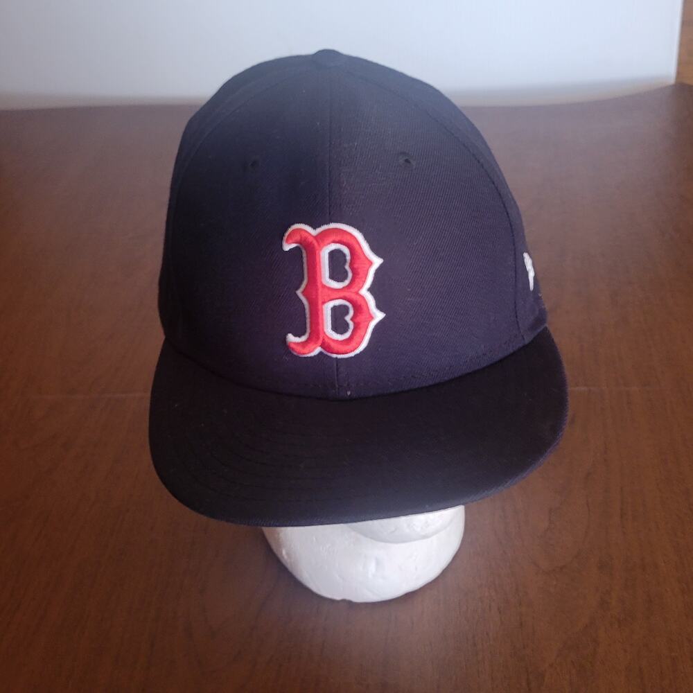 Boston Red Sox New Era 59FIFTY Fitted Hat Black Size 7 5/8 new no tags